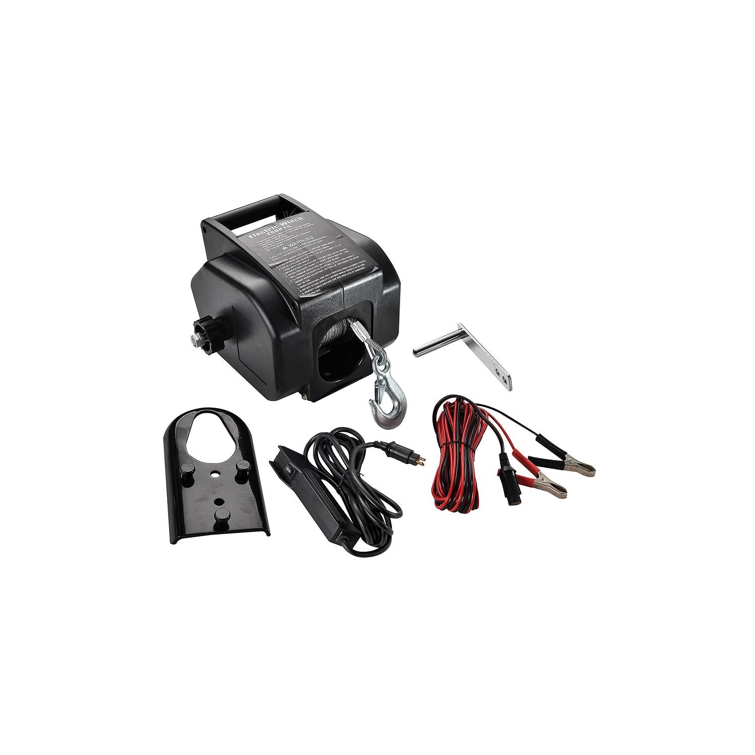 Seachoice 21601006 52111 Electric Winch, 2000 lbs. Max Load