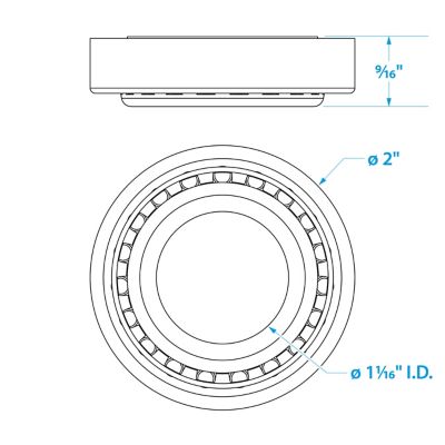Seachoice 53541 Trailer Wheel Bearing Kit
