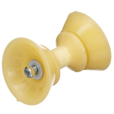 Seachoice 56600 Non-Marking TP Yellow Rubber Bow Roller With Bells 1/2