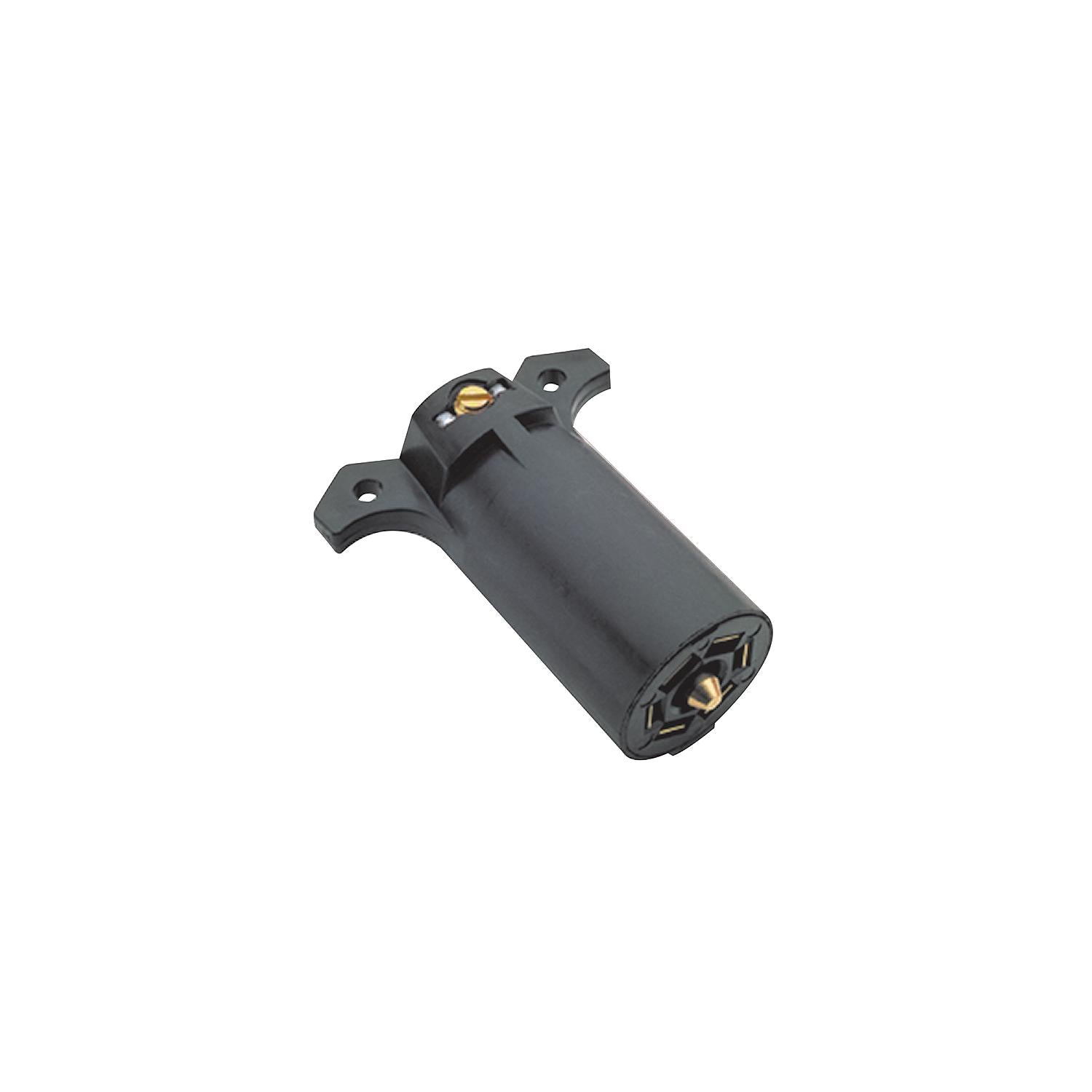 Seachoice 57891 7-Way Round RV Style Trailer Connector Side