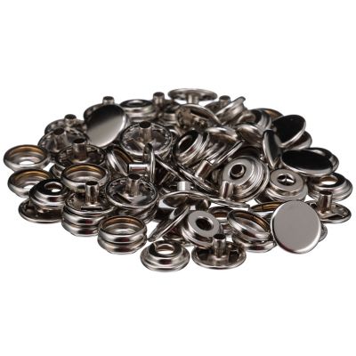 Seachoice BP7247SC Stainless Steel Button Socket With Barrel, 1/4", 40 Sets