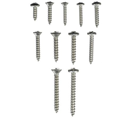 Seachoice KP5575SC Stainless Steel Tapping Screw Kit - 72 Piece