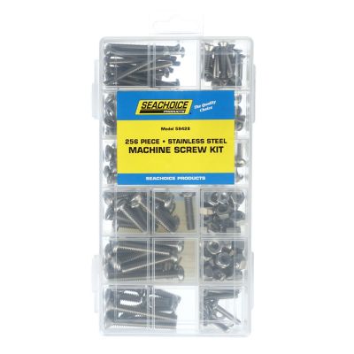 Seachoice KP5582SC Stainless Steel Machine Screw Kit - 256 Piece