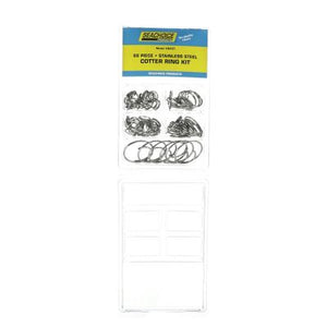 Seachoice KP5573SC Stainless Steel Cotter Ring Kit - 66 Piece