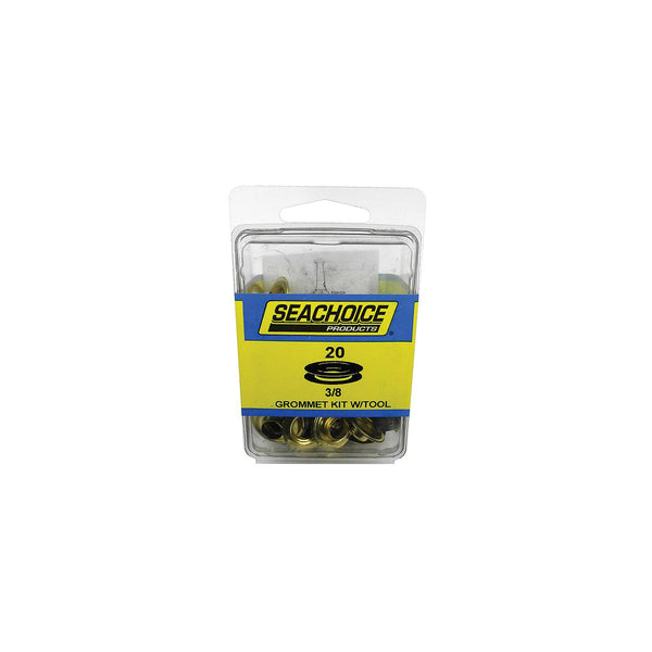 Seachoice BP9703SC 59998 Grommet Kit With Tool 20 Sets - 3/8" Grommets