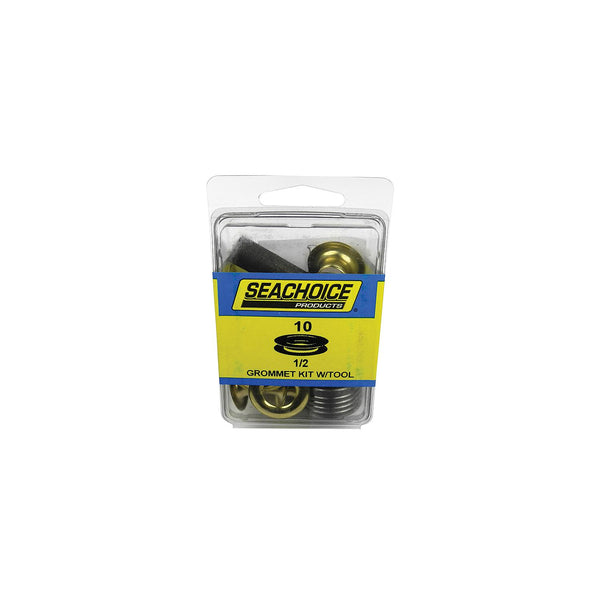 Seachoice BP9704SC 59999 Grommet Kit With Tool 10 Sets - 1/2" Grommets