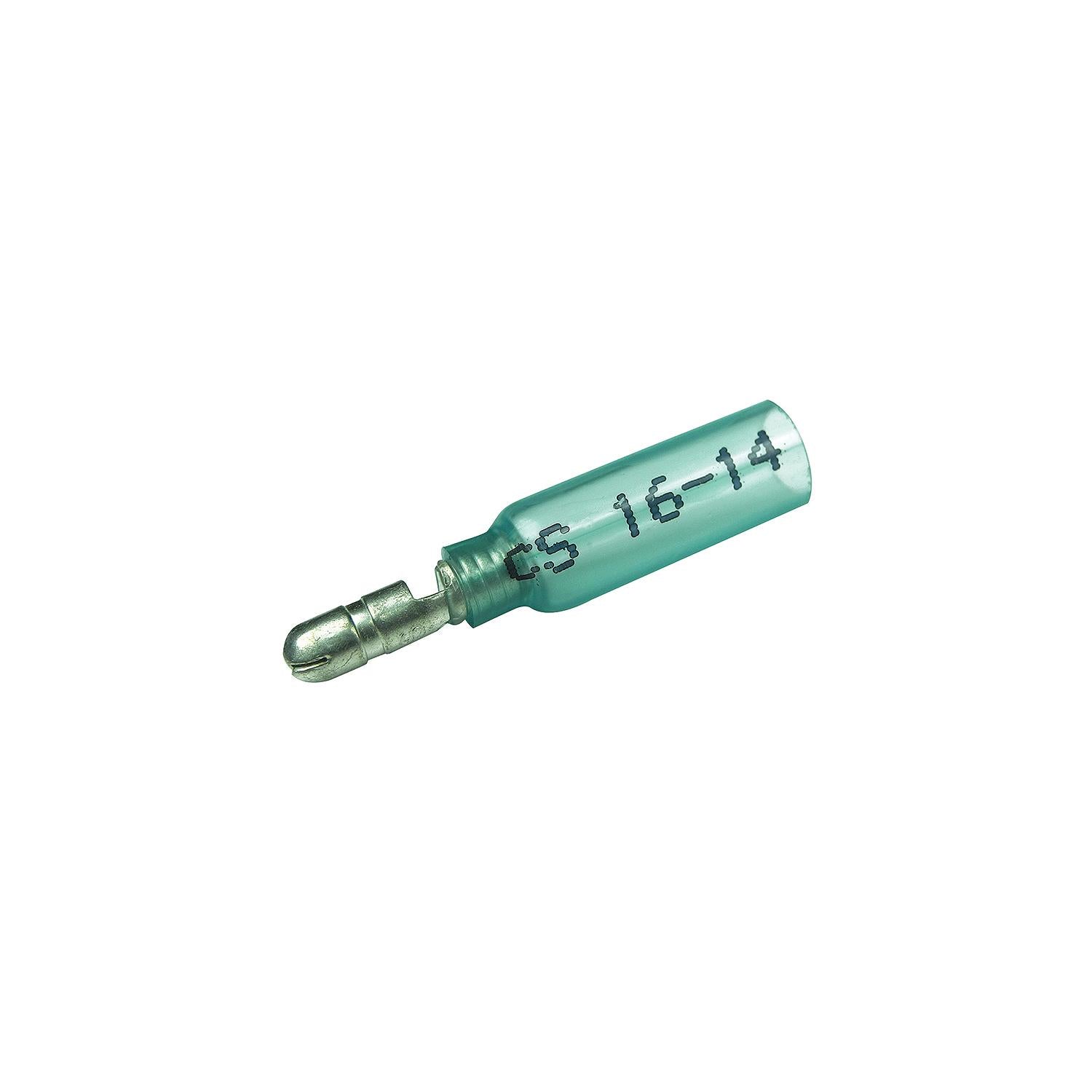 Seachoice 50-61741 Insulated Heat Shrink Bullet Terminals, Male