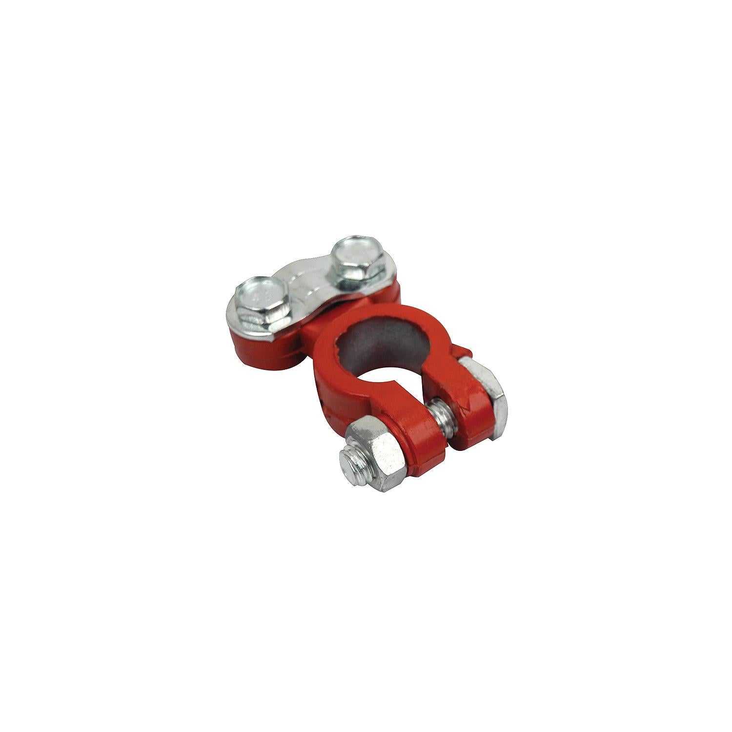 Seachoice 62731 Clamp style coated battery terminal, red