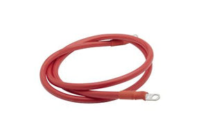 Seachoice 63014 Tinned Copper Battery Assembly, 2 AWG, Red, 6'