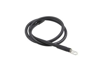 Seachoice 63024 Tinned Copper Battery Assembly, 4 AWG, Black, 6'