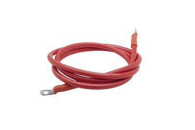 Seachoice 63034 Tinned Copper Battery Assembly, 4 AWG, Red, 6'