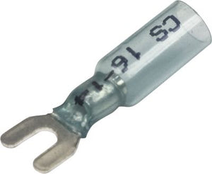 Seachoice 64036 3-To-1 Heat Shrink Spade Terminal - 16-14 Ga., #6 Stud, 25/Bag