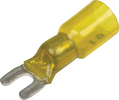 Seachoice 64039 3-To-1 Heat Shrink Spade Terminal - 12-10 Ga., #6 Stud, 25/Bag