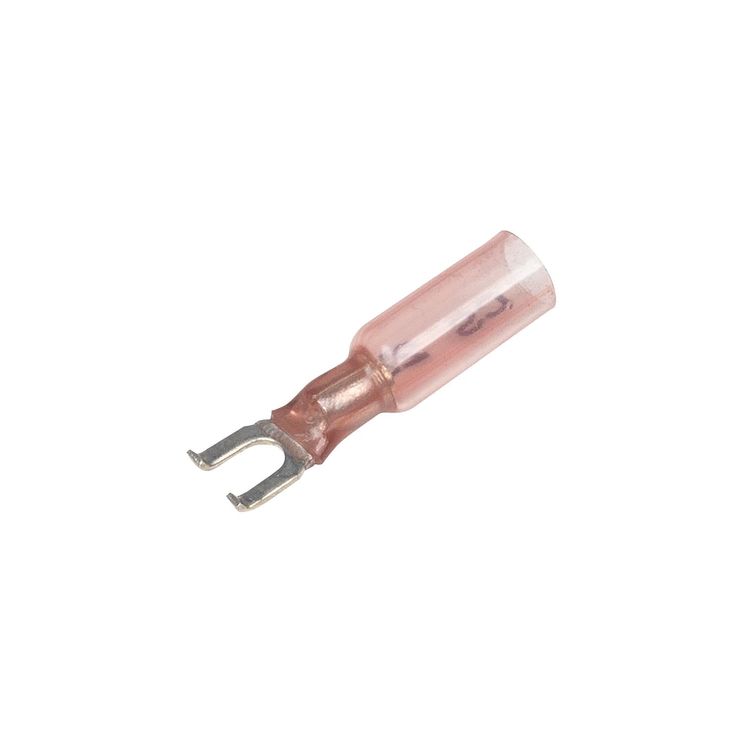 Seachoice 64051 3-To-1 Heat Shrink Spade Terminal - 22-18 Ga., #6 Stud, 25/Bag