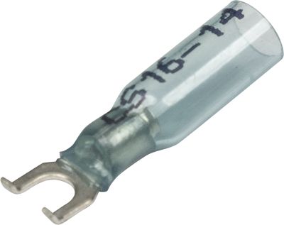 Seachoice 64057 3-To-1 Heat Shrink Spade Terminal - 16-14 Ga., #10 Stud, 25/Bag