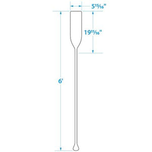 Seachoice 71148 Standard Wood Paddle â€“ 6 Ft.