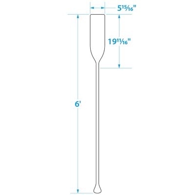 Seachoice 71148 Standard Wood Paddle â€“ 6 Ft.