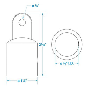 Seachoice 75801 External Eye End