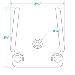 Seachoice 76921 Seachioce Replacement Latch Set For Igloo Coolers 28 to 162 QT (2 Per Pack)