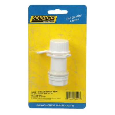 Seachoice 76941 Replacment Threaded Drain Plug For Igloo Coolers 72 to 162 QT