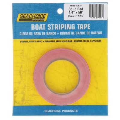 Seachoice 77928 Boat Striping Tape, Red 1/4