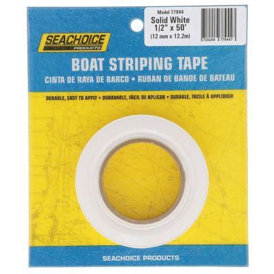 Seachoice 77944 Boat Striping Tape, White 1/2