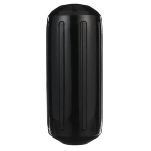 Seachoice DE71156S 79141 Center Hole Ribbed Fender, Black, 6