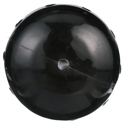 Seachoice DE71206S 79151 Center Hole Ribbed Fender, Black, 8