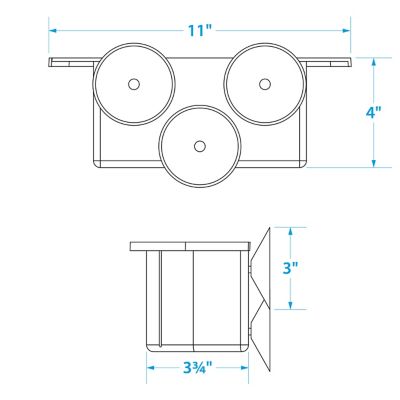 Seachoice 79321 Cockpit Organizer - White