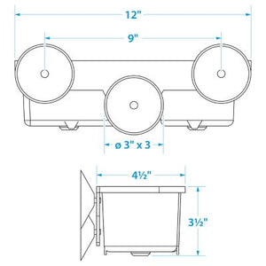 Seachoice 79361 Deluxe Cockpit Organizer With Super Suction Cups