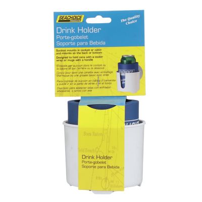 Seachoice 50-79381 79381 White Drink Holder With Large Super Suction Cups