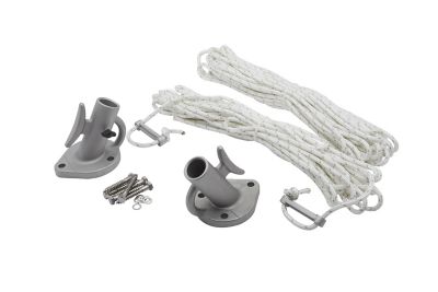 Seachoice DE3106S 79731 Mooring Whip - 1 Pair Black, 8'
