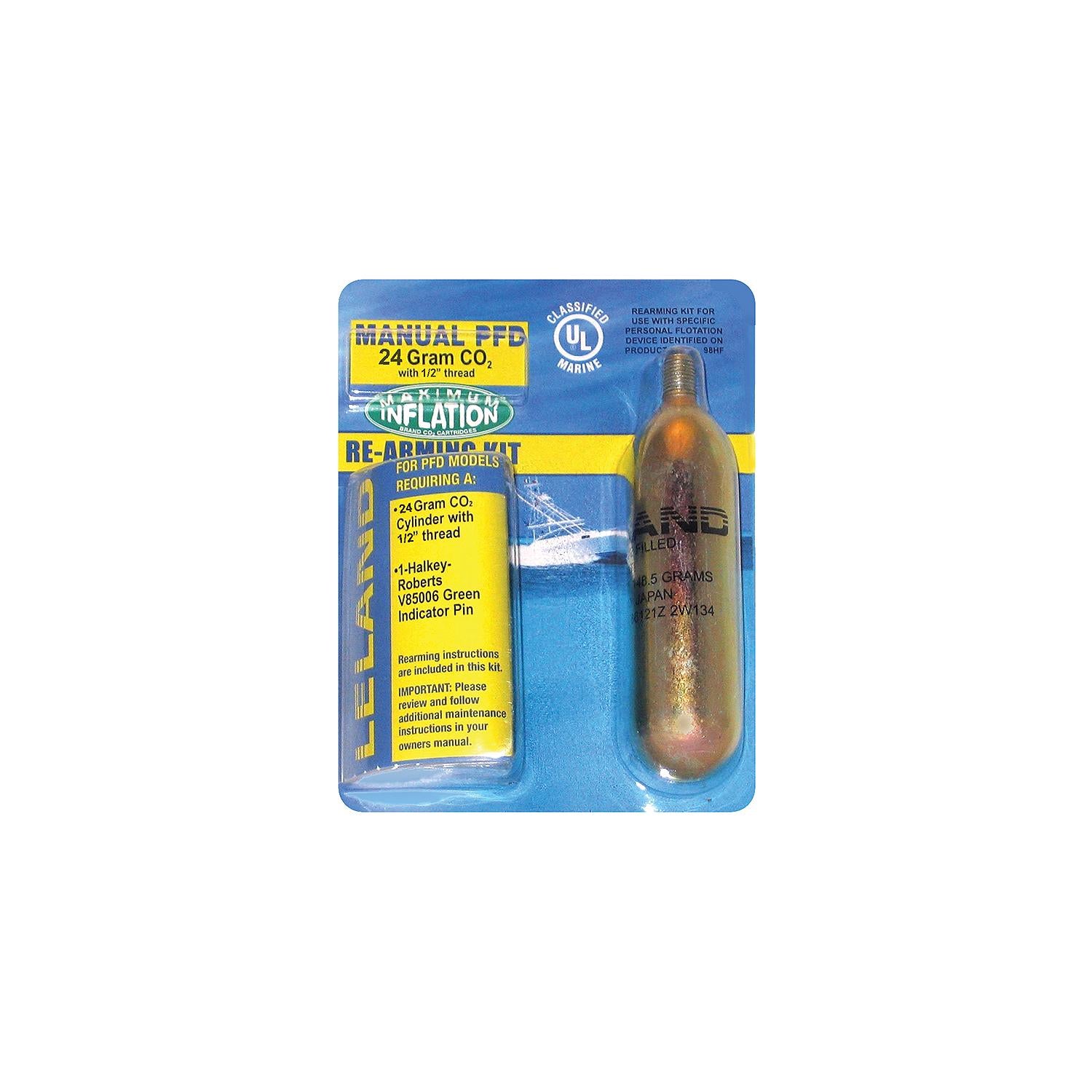 Seachoice 50-85700 85700 24G Manual Re-Arm Kit For Inlatable Vest 85800/85600