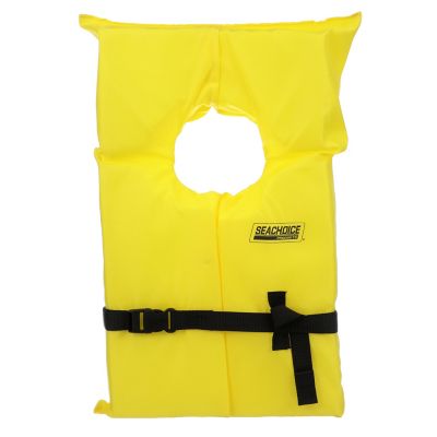 Seachoice EPE1110AK1AUY-86020 86020 Type II Life Vest - Adult, Yellow