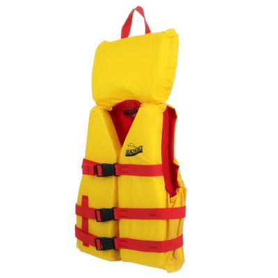 Seachoice 86120 Type ll Childrens Vest Youth, Red/Yellow Life With Pop-Up Pillow