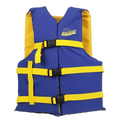 Seachoice 86220 Deluxe General Purpose Life Vest Blue/Yellow, Adult Universal
