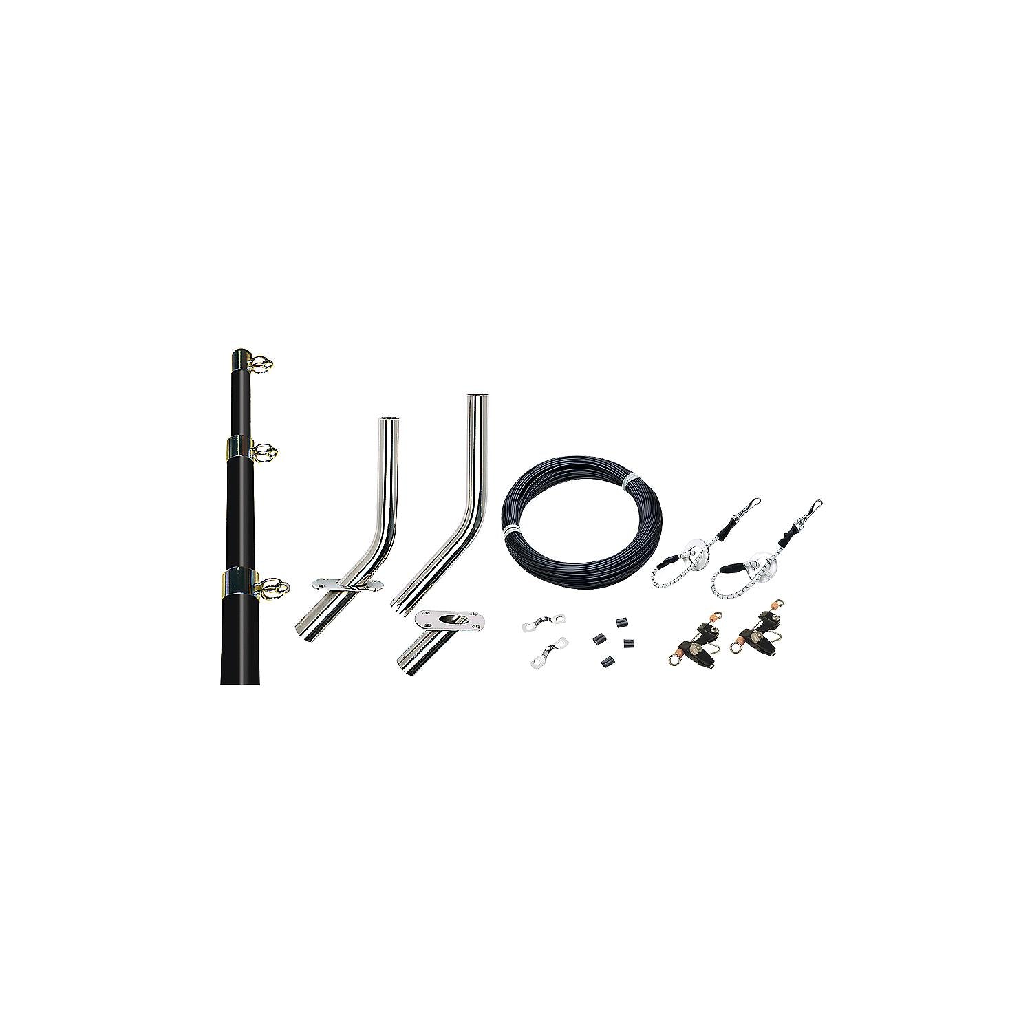 Seachoice 88261 Outrigger Kit-15' Black/Gold-Complete