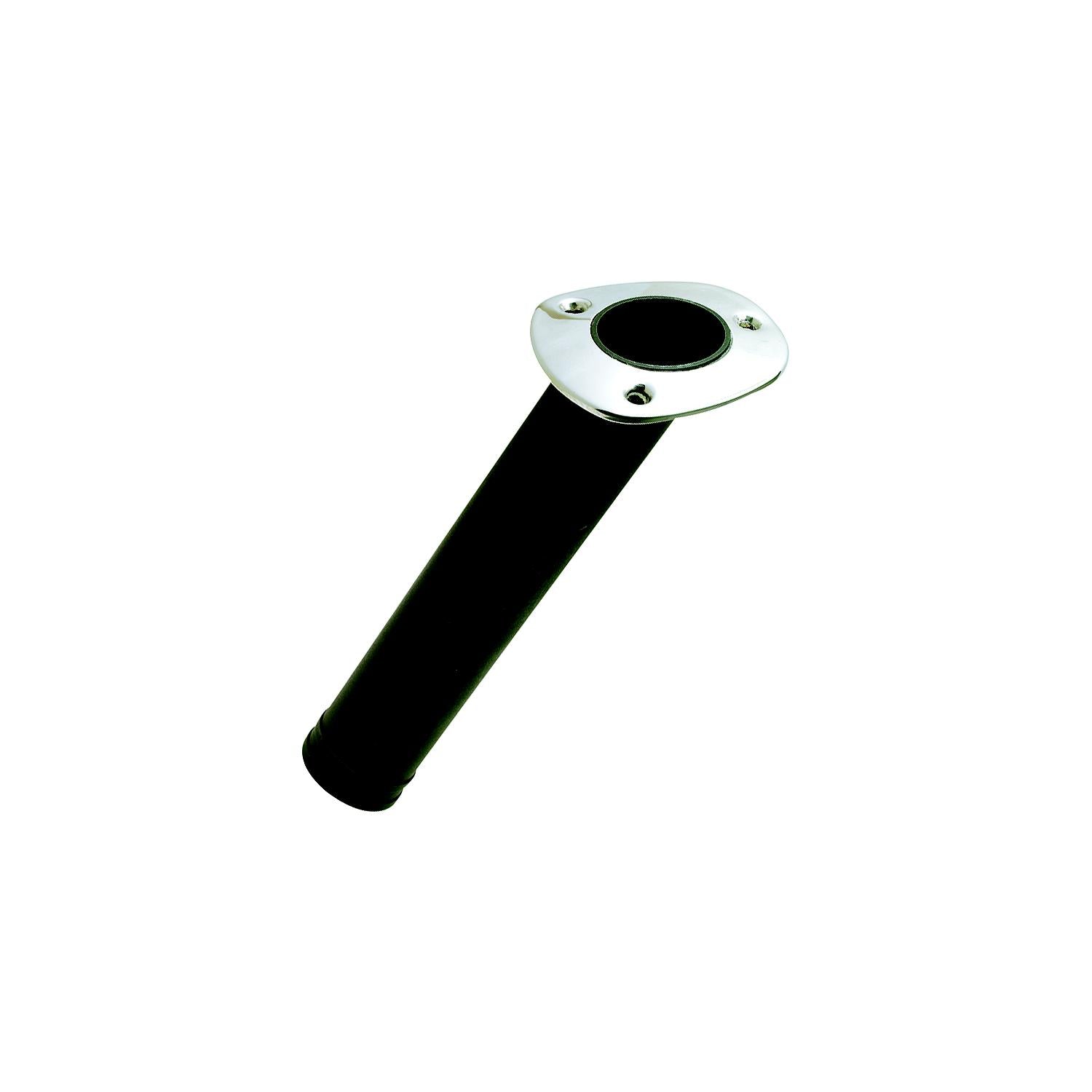 Seachoice 89221 30 Degree Plastic Rod Holder With Stainless Steel Flange