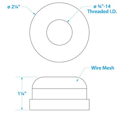 Seachoice 89621 Stainless Steel Mesh Strainer