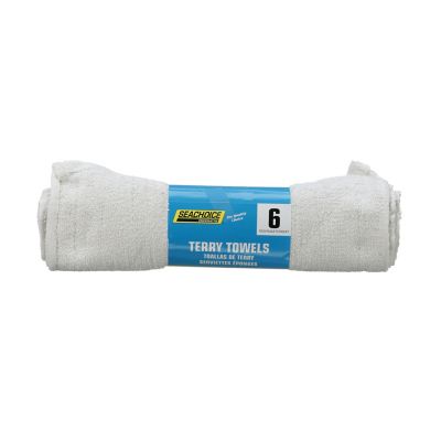 Seachoice T-90010-SC 90010 Terry Towels, 6-pk. Roll
