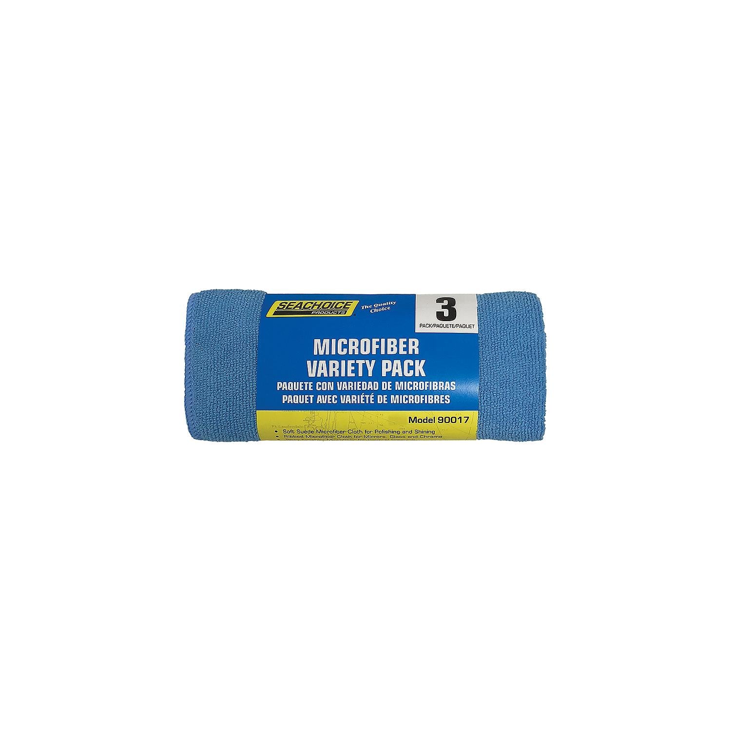 Seachoice W-90017-SC 90017 Microfiber Variety Pack, 3-pk. Roll