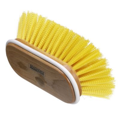 Seachoice 90581 Deck Brush with Bumper and Threaded Adapter, Medium