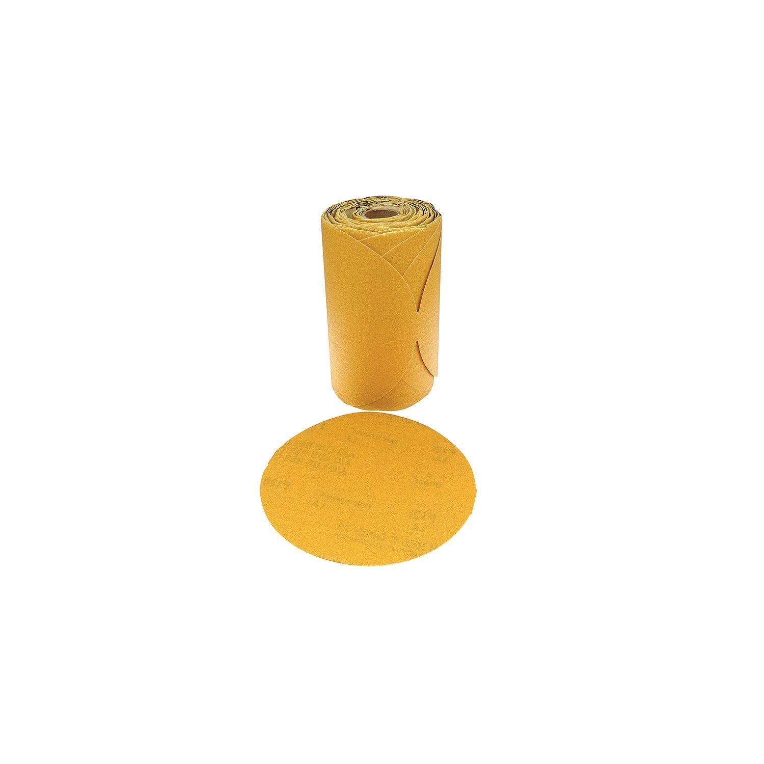 Seachoice 91965 Gold Aluminum Oxide Hook & Loop Disc, Grade: P120B