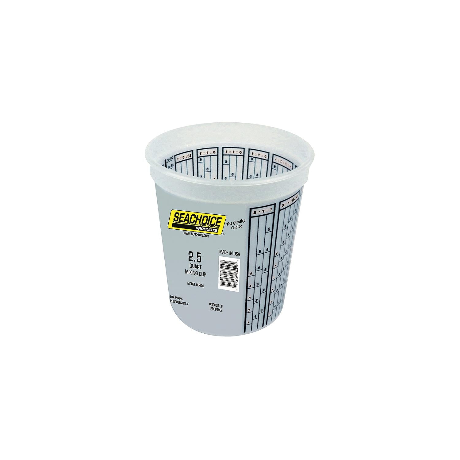 Seachoice 93420 Paint Mix Container 2.5 Quart