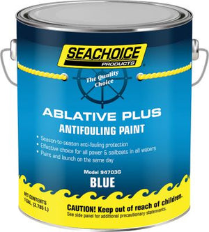 Seachoice YPM269/1 94703G Ablative Plus Premium Antifouling Paint, Blue, 1 Gallon