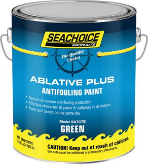 Seachoice YPM259/1 94707G Ablative Plus Premium Antifouling Paint, Green, 1 Gallon