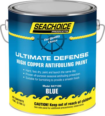 Seachoice YMP069/1 94713G Ultimate Defense High-Copper Antifouling Paint, Blue, 1 Gallon