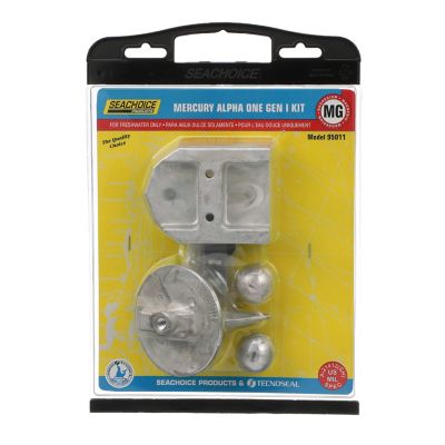 Seachoice 50-95011 Magnesium Anode Kit For Mercury Alpha I (1983-90)