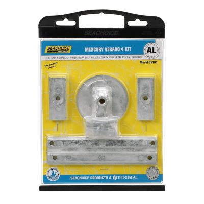 Seachoice 95101 Aluminum Anode Kit For 4 Cylinder Mercury Verado