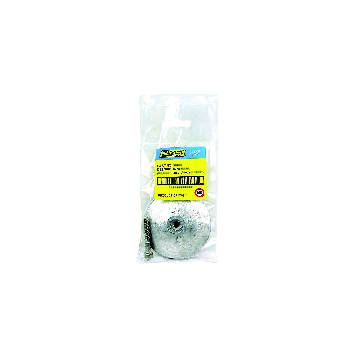 Seachoice 95611 Rudder & Trim Tab Anode w/Allen Screw, Magnesium, R4MG, Size 5